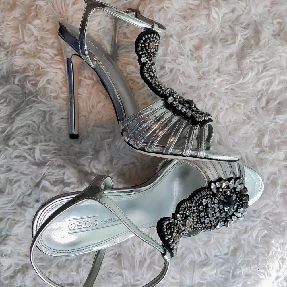 ASOS BEDAZZLED HEELS